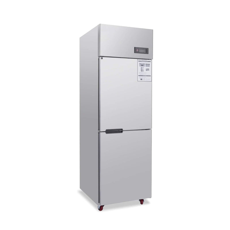 24-Inch Commercial 15 Cu.Ft Stainless Steel Reach-In Refrigerator With Two Split Doors (SAK67230)