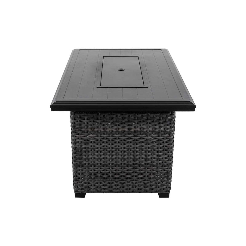 Lassen Square Firepit Table