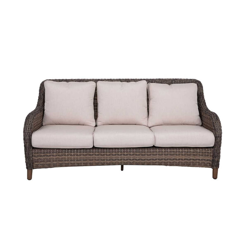 Mitchell 4-Piece Wicker Sofa Set with Swivel Rocking Chairs