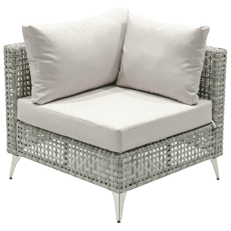 K&K Patio 8-Piece Patio Furniture Set with 43" Fire Pit Table