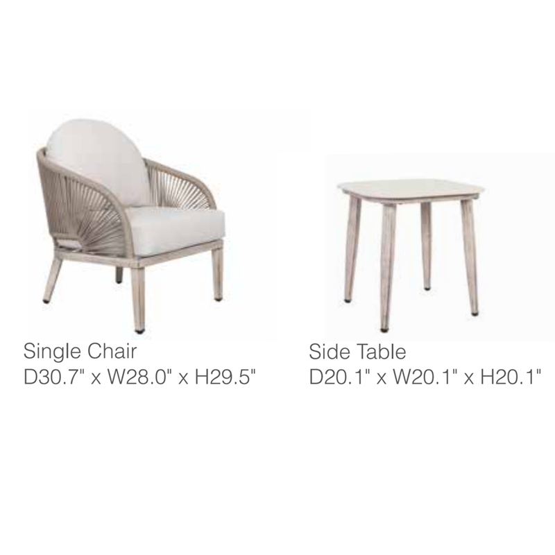 Aleutian 3-Piece Living Room Set