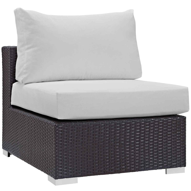 Patio Elegance Outdoor Sectional Set - 10-Piece Convene Lounge Set by Modway