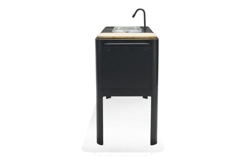 Portals Dark Outdoor Kitchen