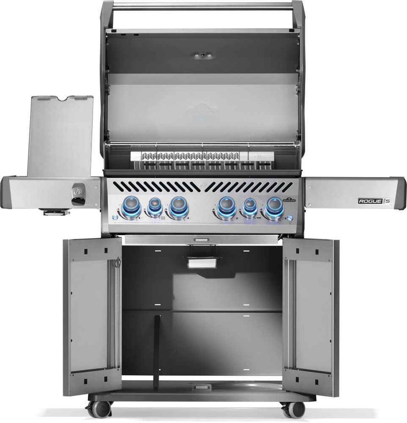 Patio Elegance Gas Grill Rogue PRO‑S 525 RSIB with Infrared Side and Rear Burners