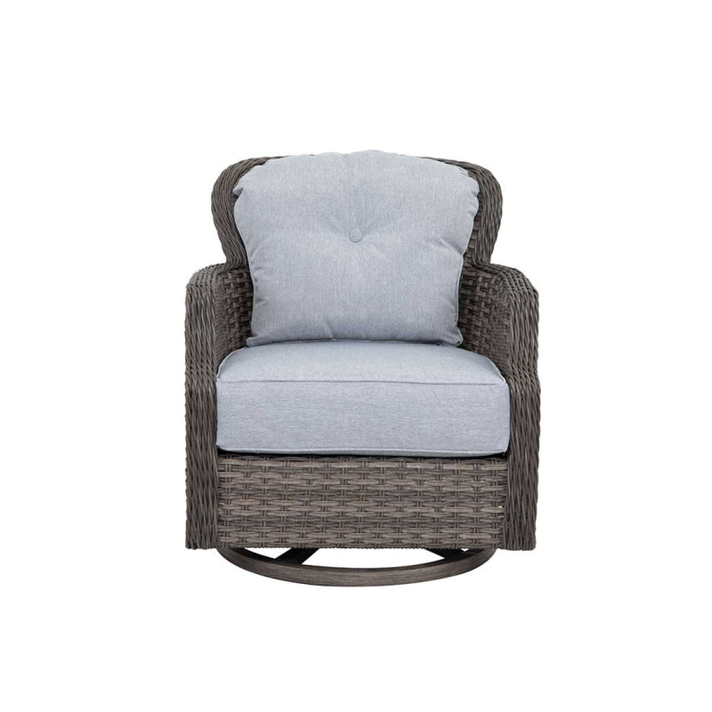 2 Tenaya Wicker Swivel Rocking Chair
