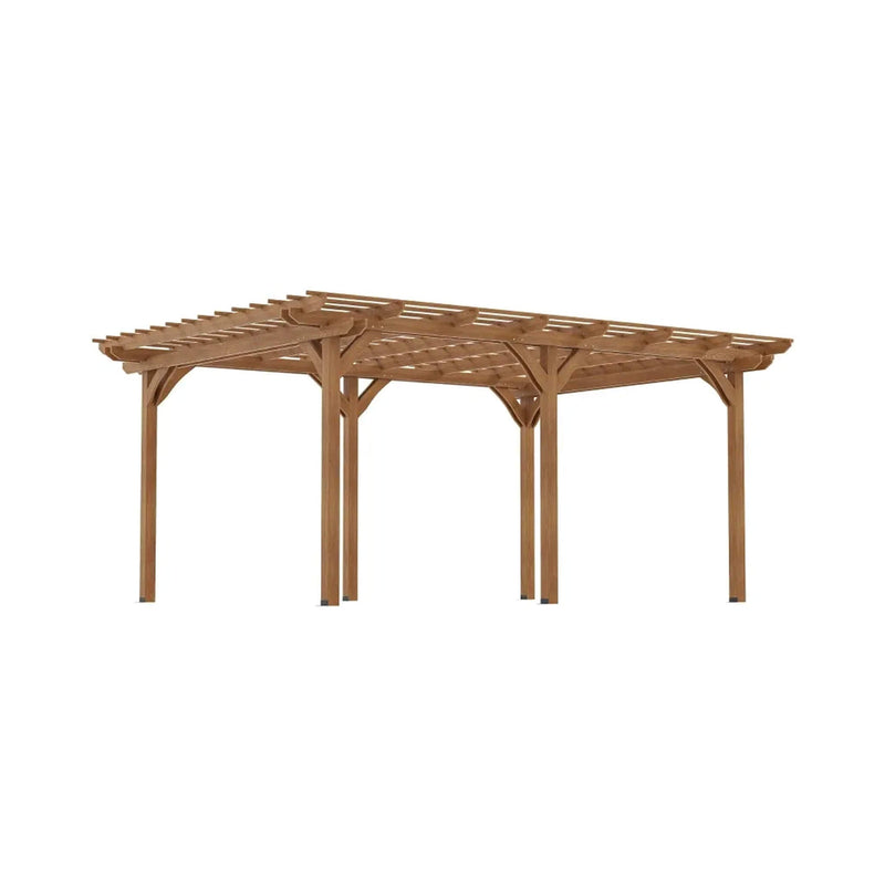[09X12FT] Alora Premium Outdoor Wooden Grape Trellis Pergola (SAK18579)
